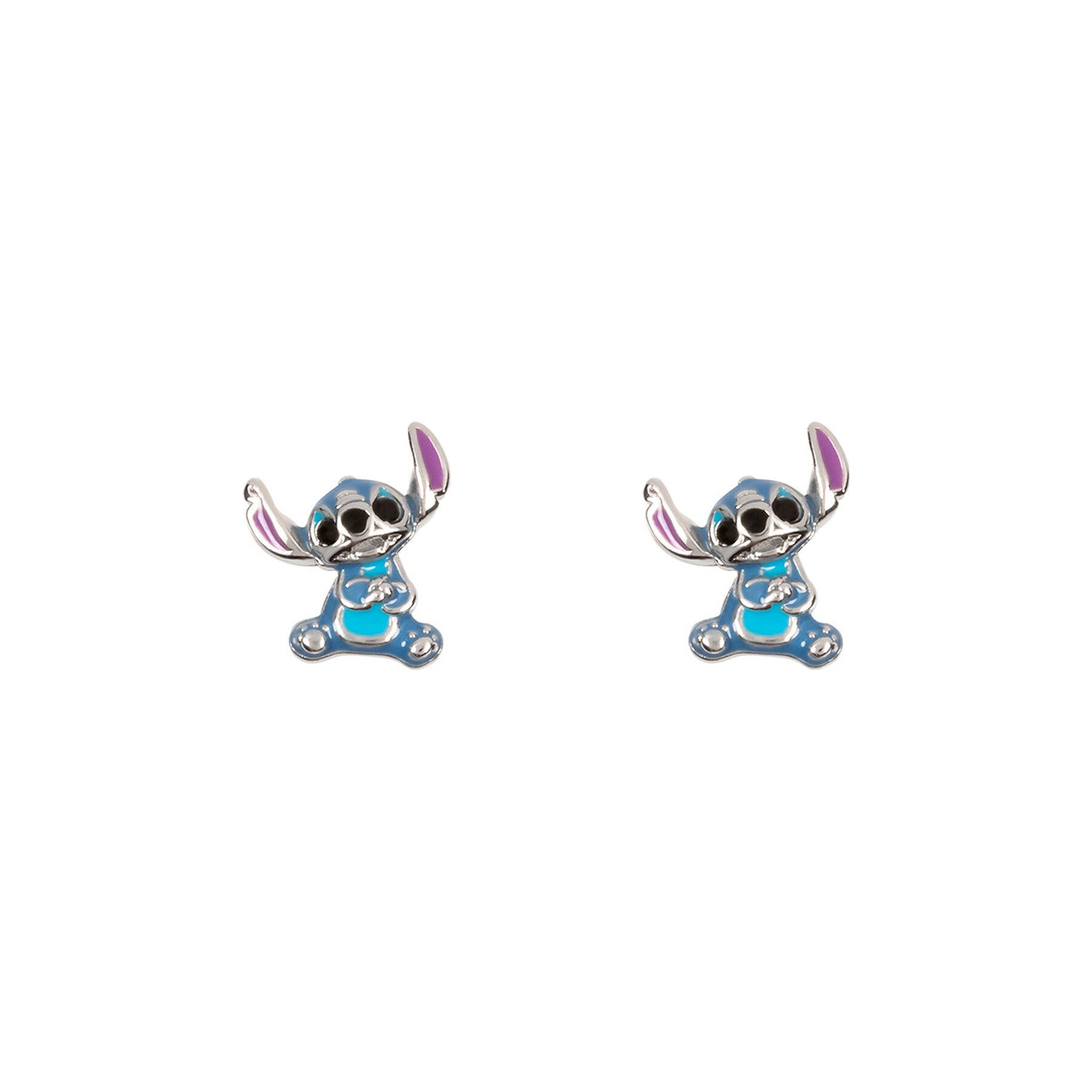 Pendientes Stitch Disney plata