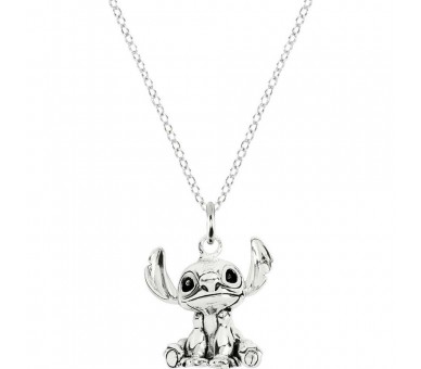 Colgante 3D Stitch Disney plata
