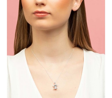 Colgante 3D Stitch Disney plata