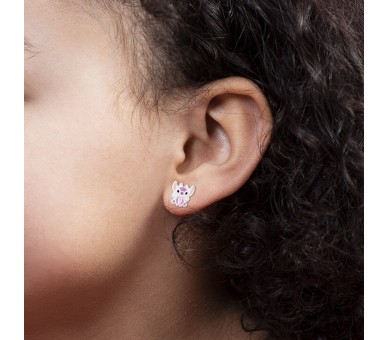 Pendientes Angel & Stitch Disney plata