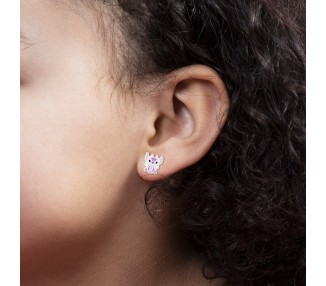 Pendientes Angel & Stitch Disney plata