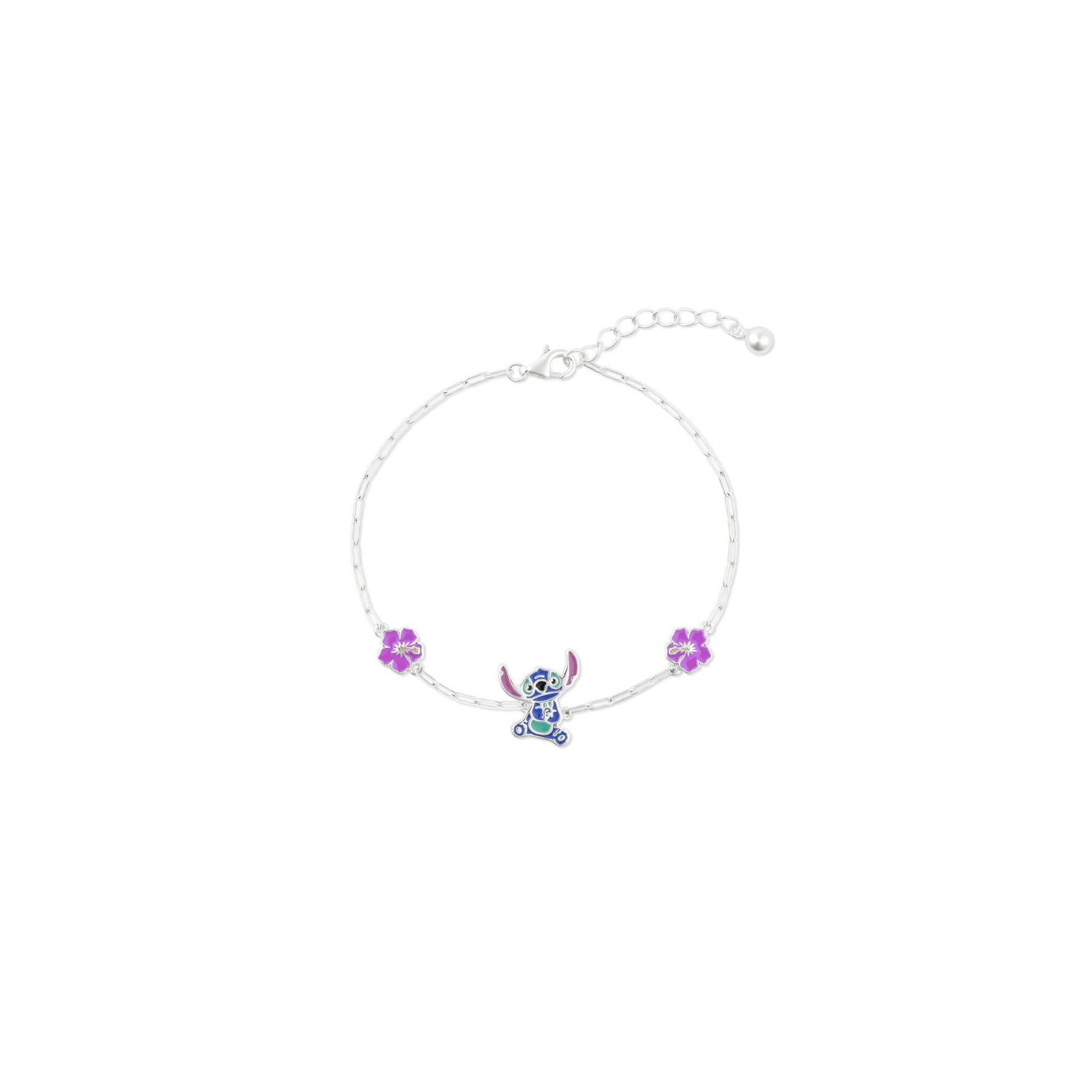 Pulsera Stitch Disney plata