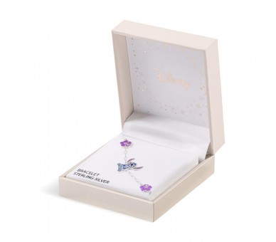 Pulsera Stitch Disney plata