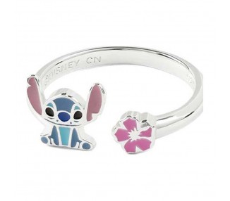 Anillo pie Stitch Disney plata