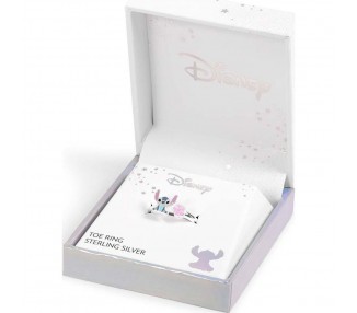 Anillo pie Stitch Disney plata