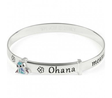 Pulsera Onaha Means Family Stitch Disney plata