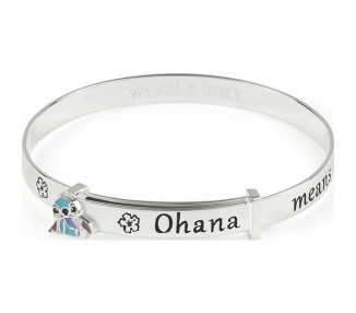 Pulsera Onaha Means Family Stitch Disney plata