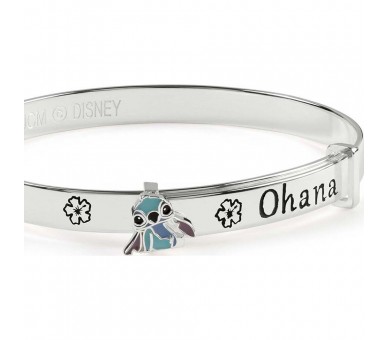 Pulsera Onaha Means Family Stitch Disney plata