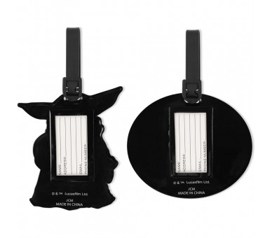 Set 2 Etiquetas de Equipaje Grogu The Mandalorian Star Wars