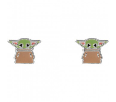 Pendientes Grogu The Mandalorian Star Wars plata
