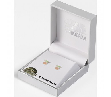 Pendientes Grogu The Mandalorian Star Wars plata