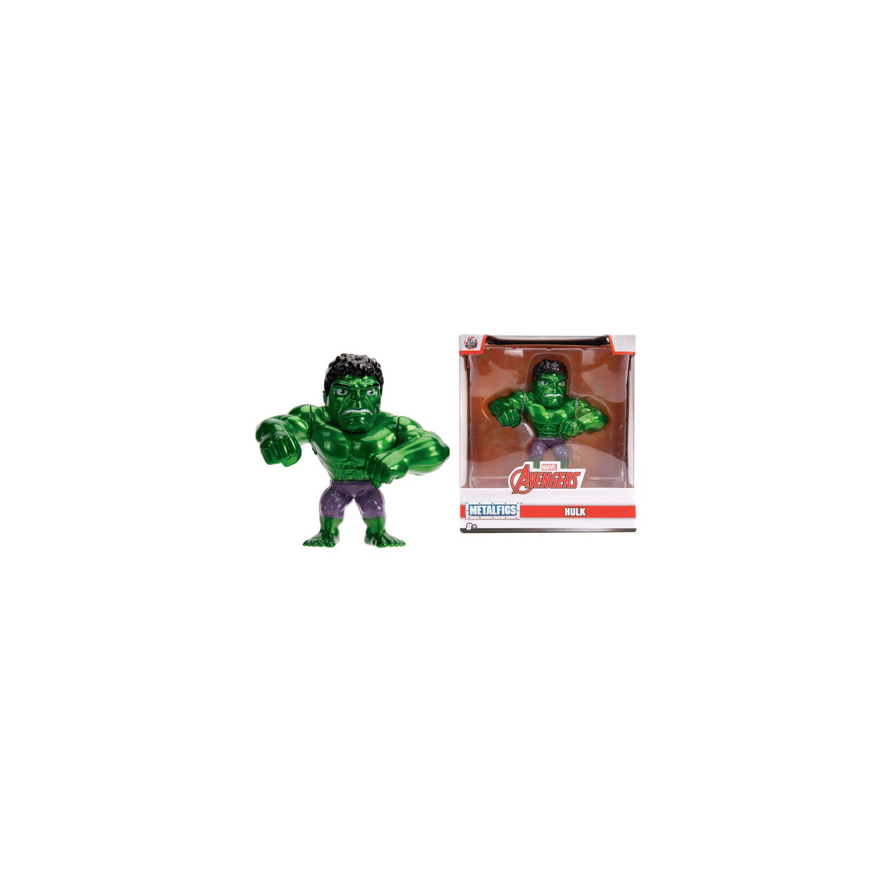 Figura metalfigs Hulk Vengadores Avengers Marvel 10 cm