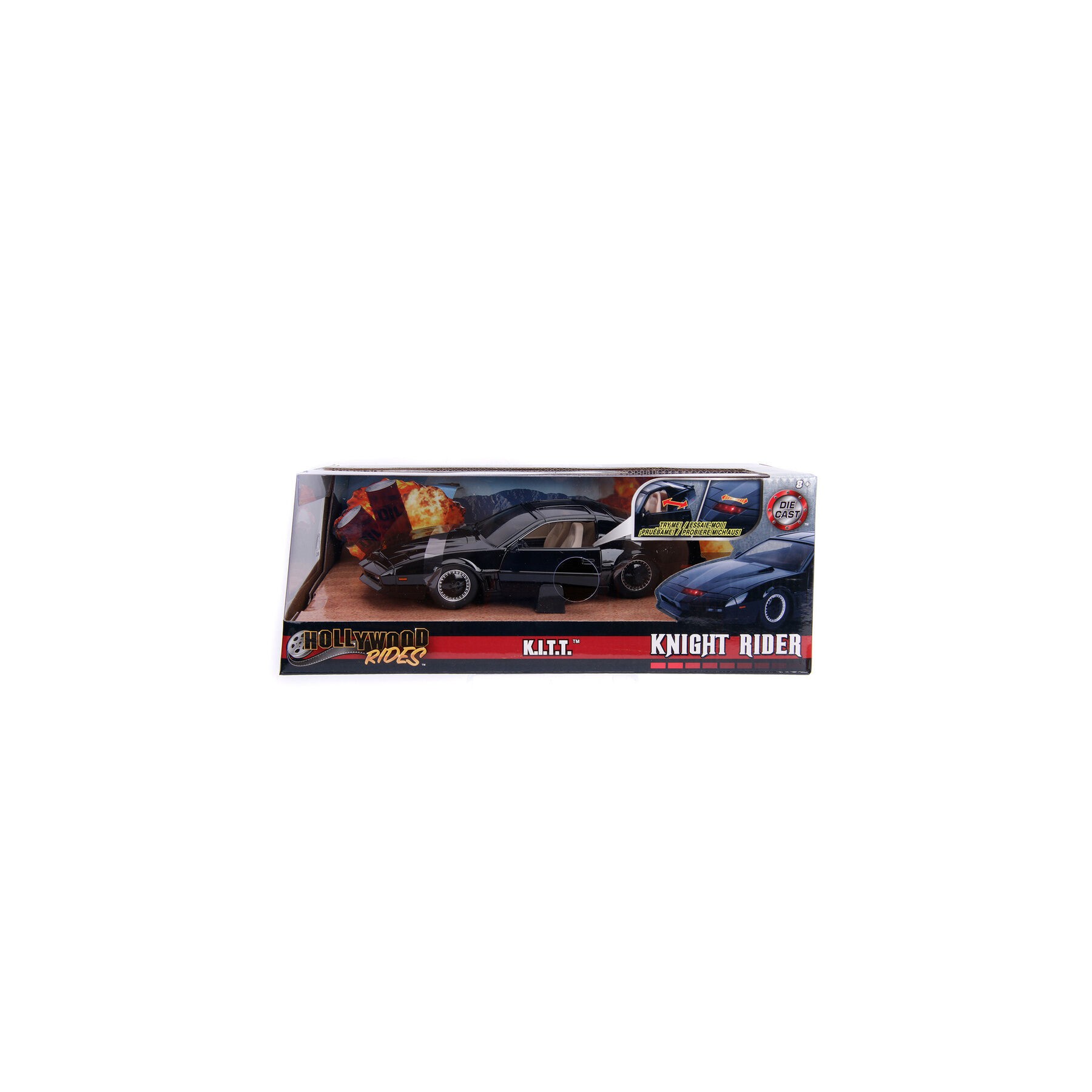 Replica Coche Fantastico metal luces