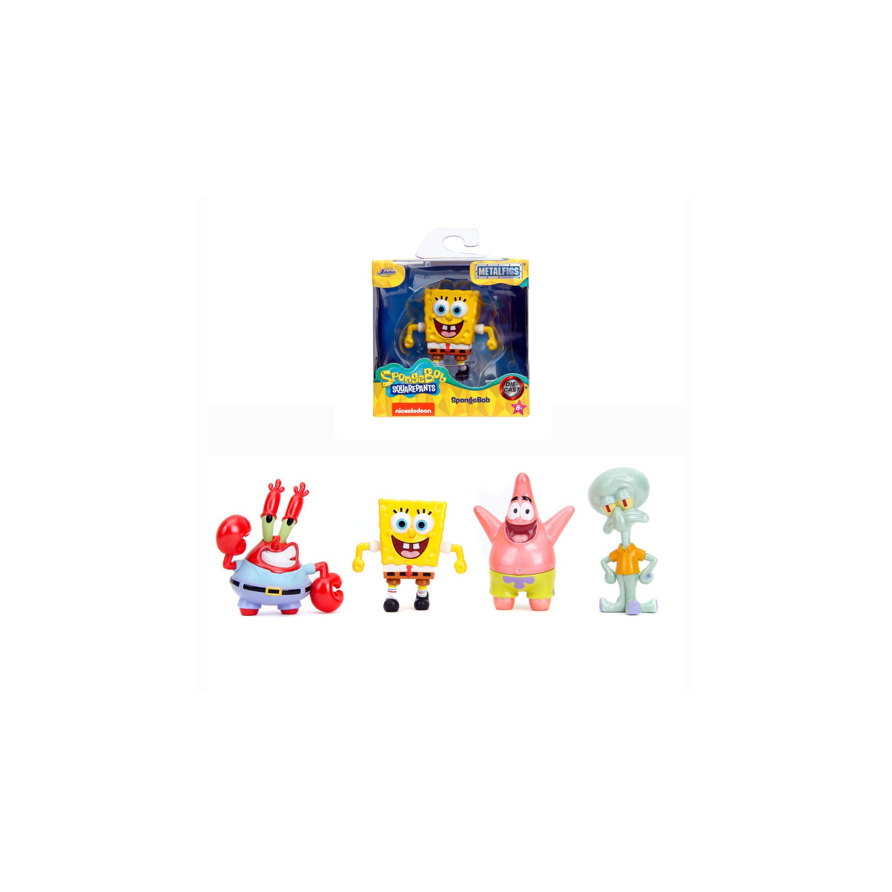 Figura metalfigs Bob Esponja 7cm surtido