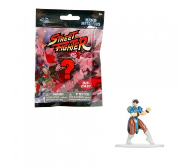 Figura sobre sorpresa metalfigs Street Fighter 4cm surtido