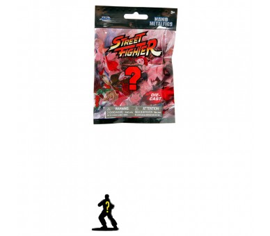 Figura sobre sorpresa metalfigs Street Fighter 4cm surtido