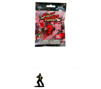 Figura sobre sorpresa metalfigs Street Fighter 4cm surtido