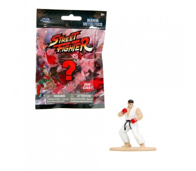 Figura sobre sorpresa metalfigs Street Fighter 4cm surtido