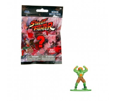 Figura sobre sorpresa metalfigs Street Fighter 4cm surtido