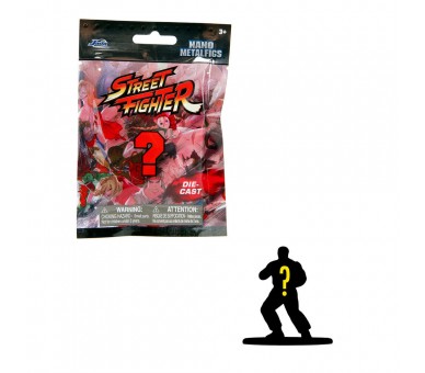 Figura sobre sorpresa metalfigs Street Fighter 4cm surtido