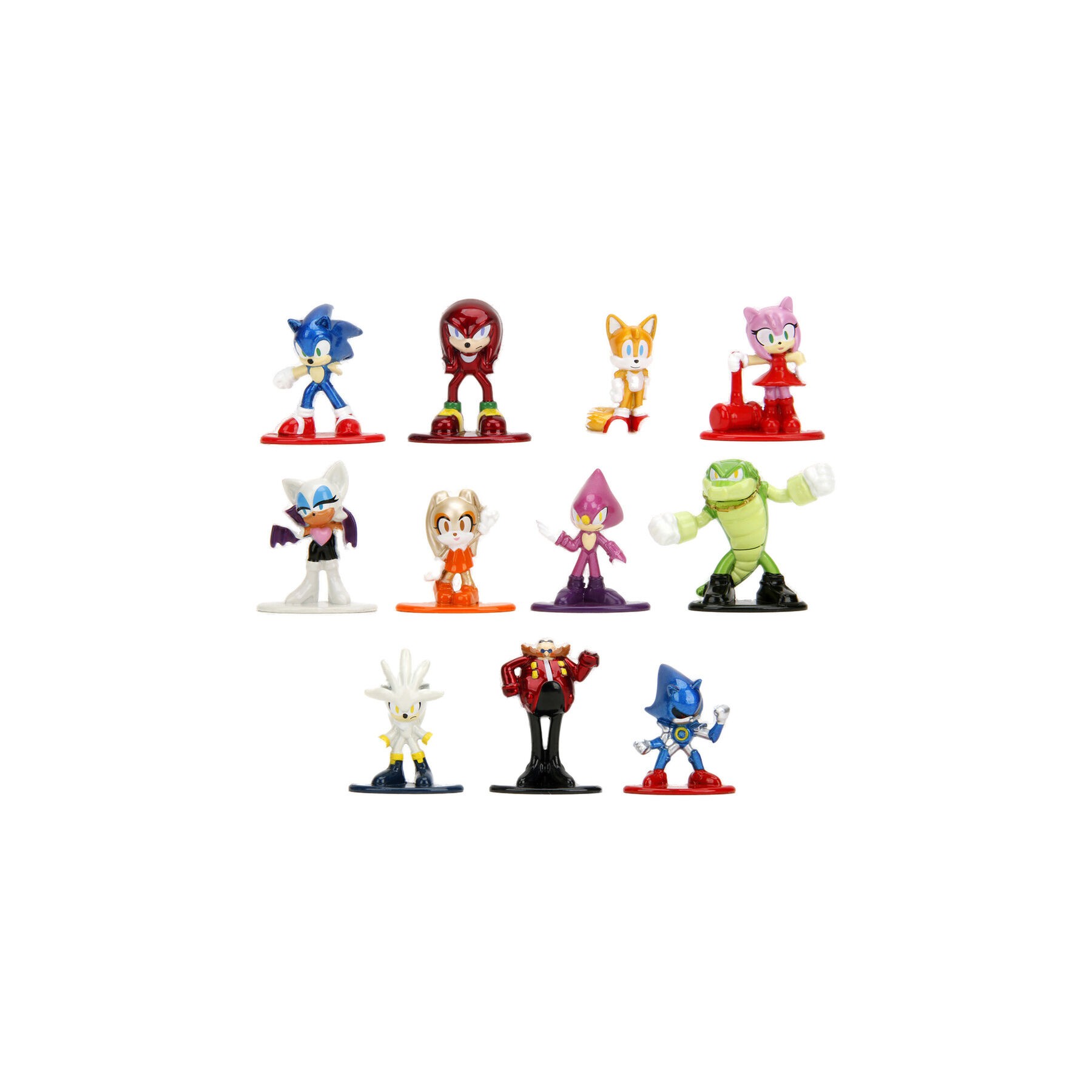 Figura sobre sorpresa metalfigs Sonic the Hedgehog 4cm surtido