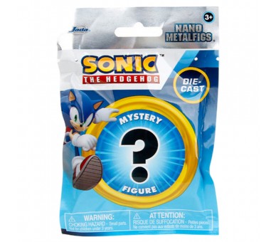 Figura sobre sorpresa metalfigs Sonic the Hedgehog 4cm surtido