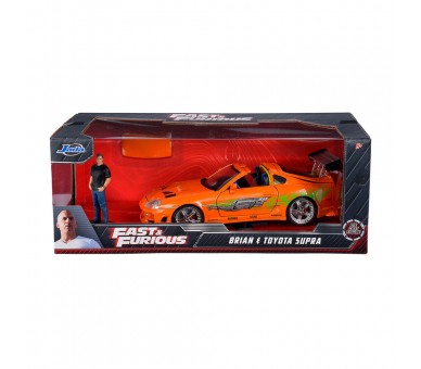 Blister figura Brian + Coche Toyota Supra Fast & Furious