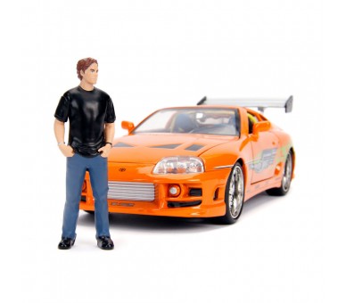 Blister figura Brian + Coche Toyota Supra Fast & Furious