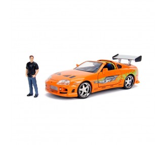 Blister figura Brian + Coche Toyota Supra Fast & Furious