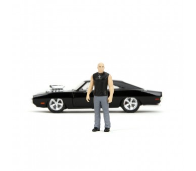 Blister figura Dominic Toretto & Coche Dodge Charger R/T Fast & Furious