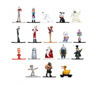 Blister 18 figuras metalfigs Pesadilla antes de Navidad Disney 4cm