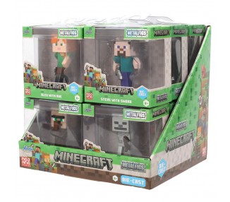 Figura metalfigs Minecraft 7cm surtido
