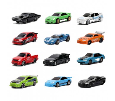 Coche sobre sorpresa Die-Cast Fast & Furious 4cm surtido