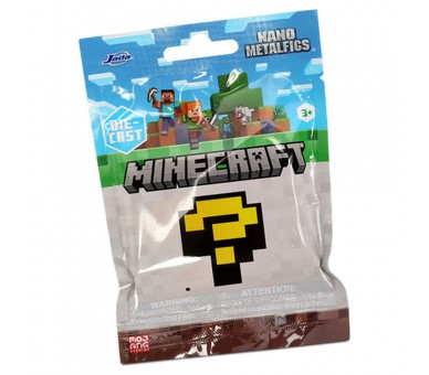 Figura sobre sorpresa metalfigs Minecraft 4cm surtido