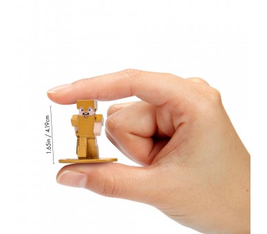 Figura sobre sorpresa metalfigs Minecraft 4cm surtido