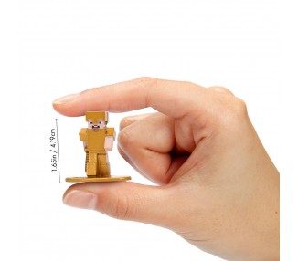 Figura sobre sorpresa metalfigs Minecraft 4cm surtido