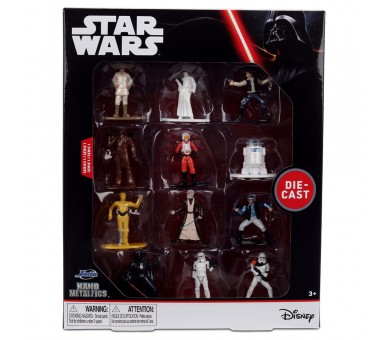 Blister 12 figuras metalfigs Star Wars 4cm