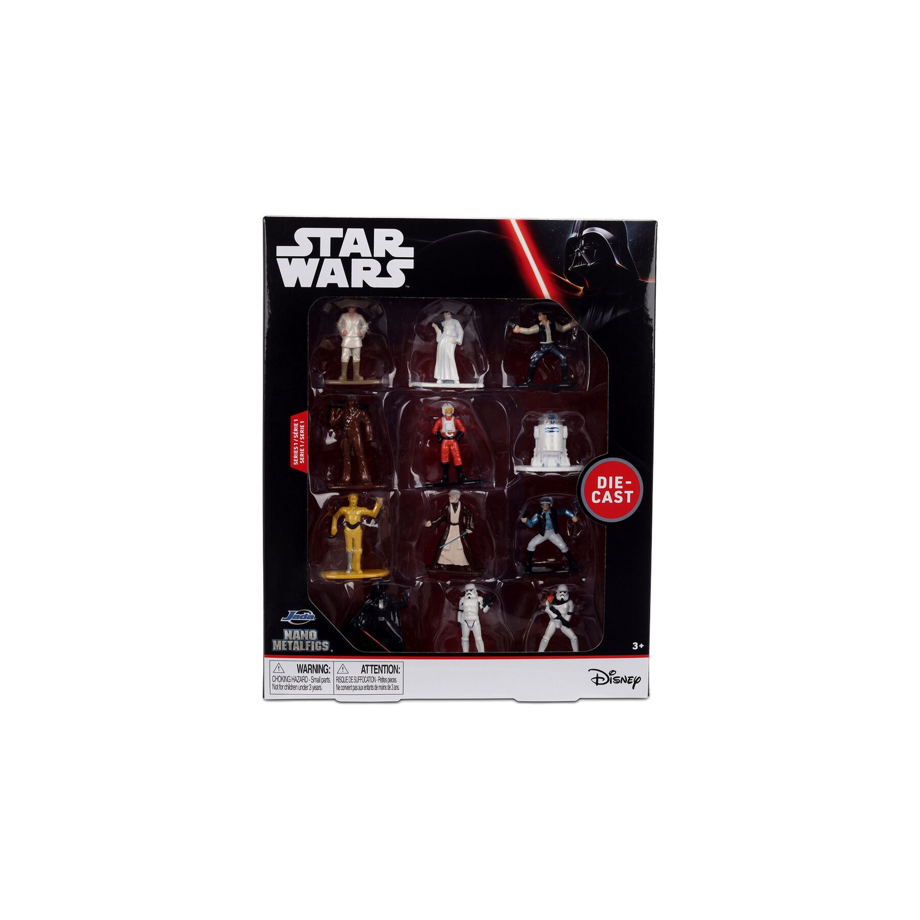 Blister 12 figuras metalfigs Star Wars 4cm