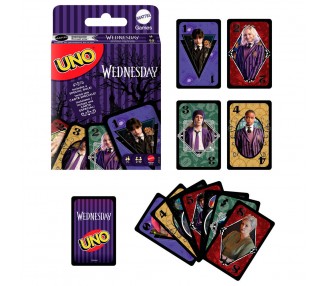 Juego cartas UNO Miercoles Wednesday