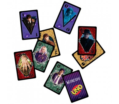 Juego cartas UNO Miercoles Wednesday
