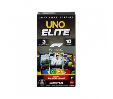 Juego cartas UNO Elite F1 Booster Pack