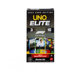 Juego cartas UNO Elite F1 Booster Pack