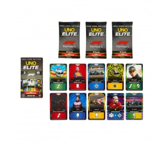 Juego cartas UNO Elite F1 Booster Pack