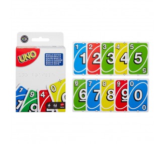 Juego cartas UNO Braille