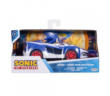 Vehiculo + figura Sonic the Hedhehog 7cm surtido