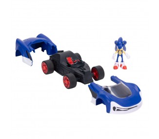 Vehiculo + figura Sonic the Hedhehog 7cm surtido