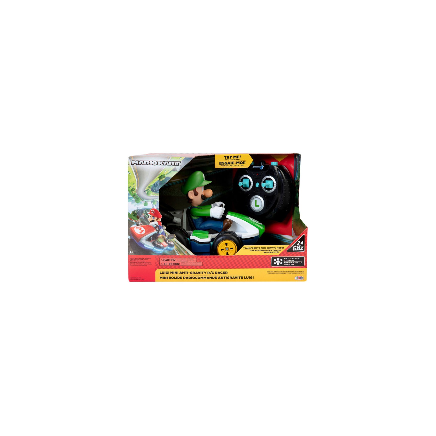 Coche Mini RC Racer Luigi Mario Kart Nintendo radio control