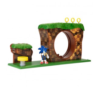 Playset La Colina Verde Sonic The Hedgehog