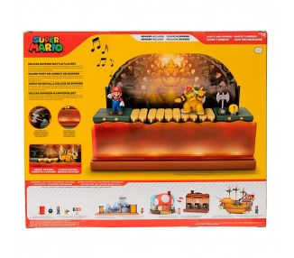 Playset Batalla contra Bowser Deluxe Super Mario Bros