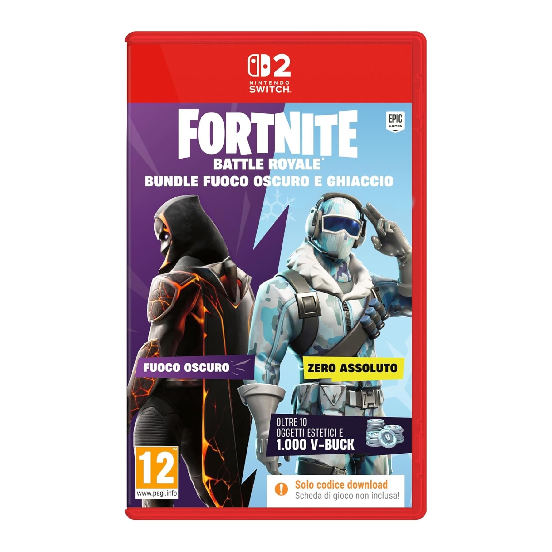 Fortnite Bundle Fuoco Oscuro e Ghiaccio Juego Digital para Consola Nintendo Switch 2